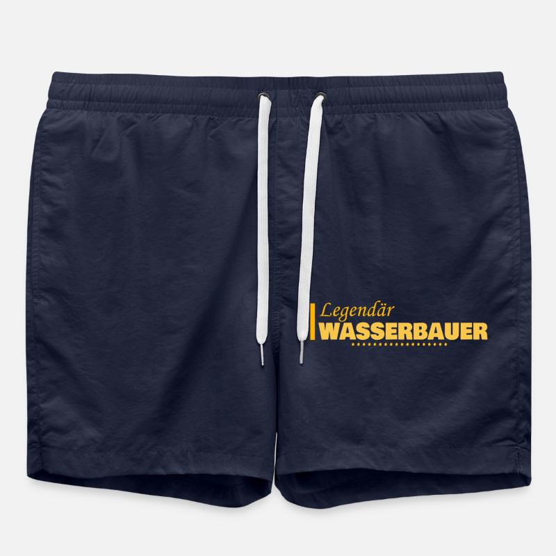 Cadeau pour ingénieur hydraulique - Short de bain - bleu marine