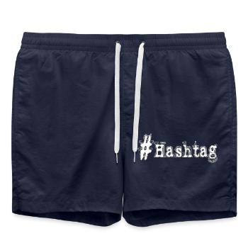 #1 - Swim Trunks - french navy - Front - AI Model Male 185 light (185cm)