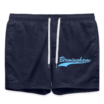 Birmingham - Short de bain - bleu marine - Devant - AI Model Male 185 light (185cm)