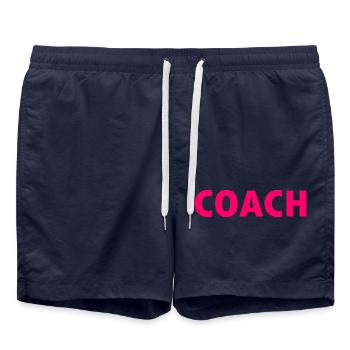 Coach - Short de bain - bleu marine - Devant - AI Model Male 185 light (185cm)