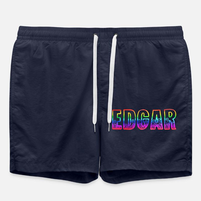 edgar rs rainbow - Swim Trunks - french navy