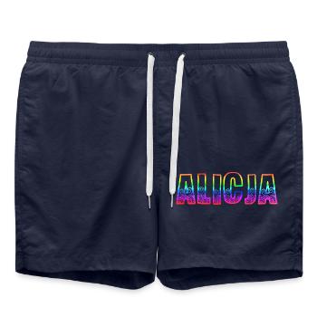 alicja rs regenbogen - Badeshorts - French Navy - Vorne - AI Model Male 185 light (185cm)