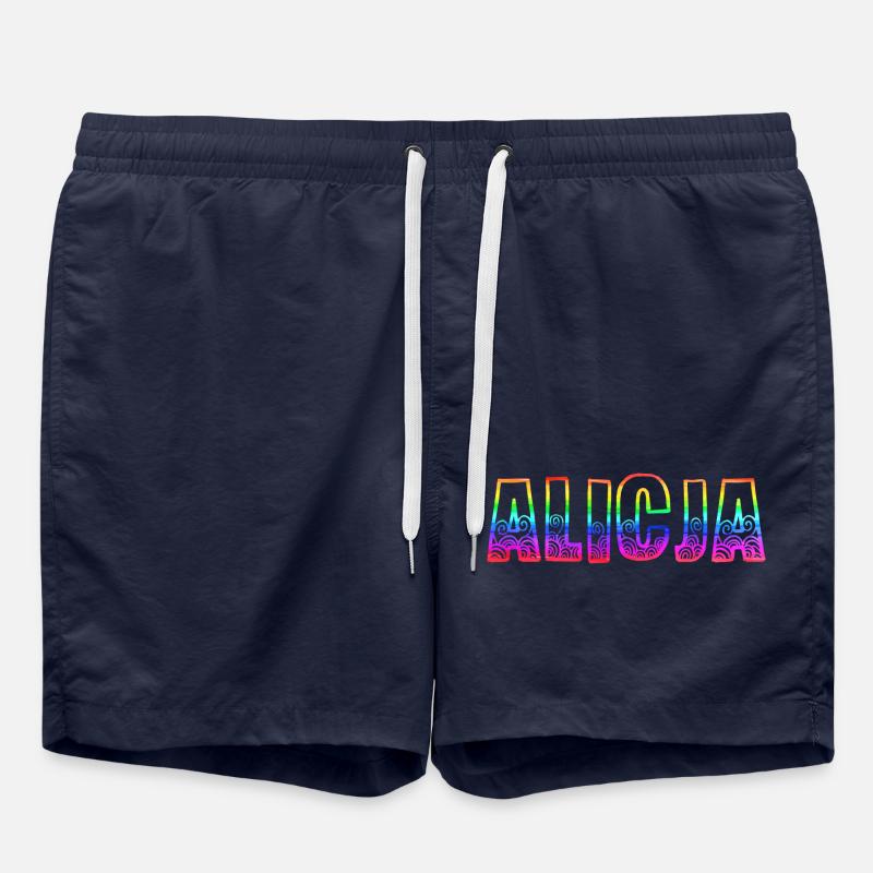 alicja rs rainbow - Swim Trunks - french navy