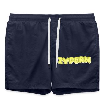 Holidays Cyprus - Swim Trunks - french navy - Front - AI Model Male 185 light (185cm)