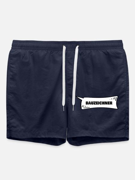 Speech Bubble Draughtsman - Swim Trunks - french navy