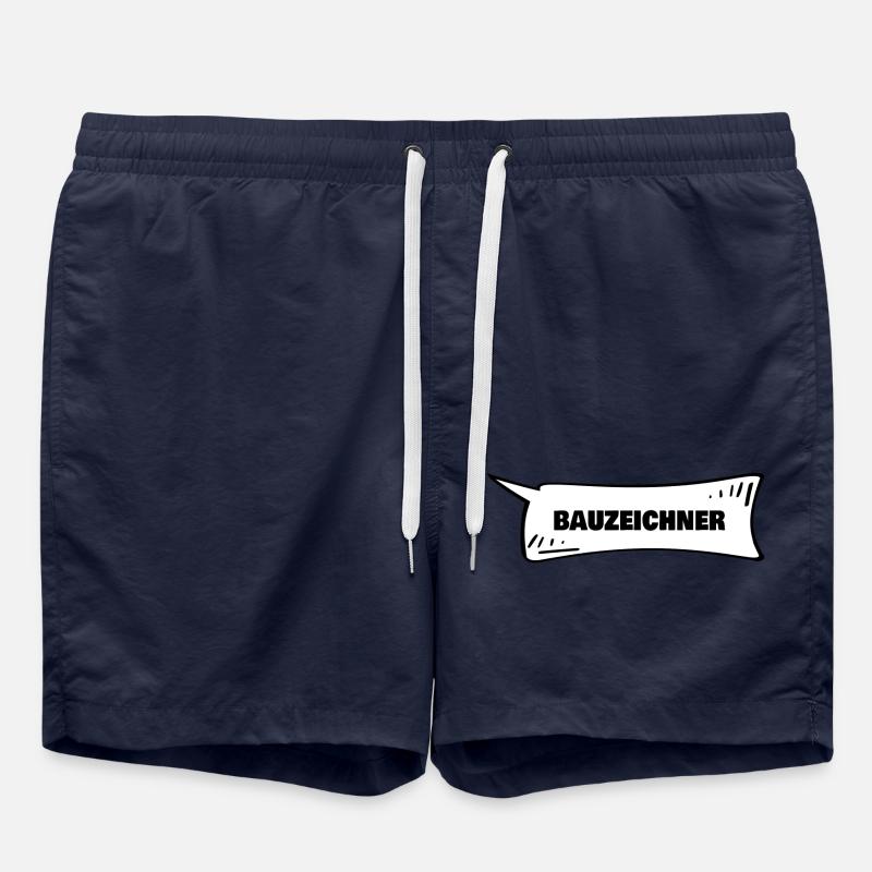 Speech Bubble Draughtsman - Swim Trunks - french navy
