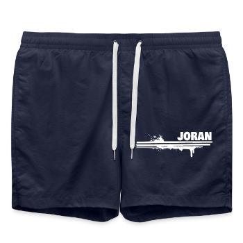 Touche de couleur Joran - Short de bain - bleu marine - Devant - AI Model Male 185 light (185cm)
