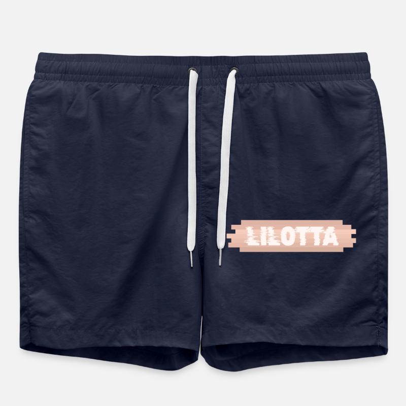 First name Lilotta - Swim Trunks - french navy