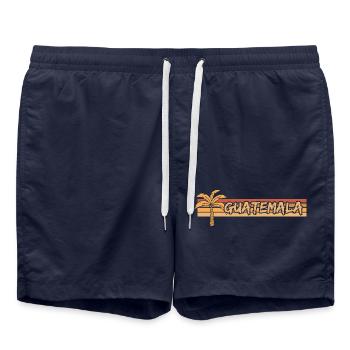 Tourisme Guatemala - Short de bain - bleu marine - Devant - AI Model Male 185 light (185cm)