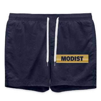 Le métier de modiste - Short de bain - bleu marine - Devant - AI Model Male 185 light (185cm)
