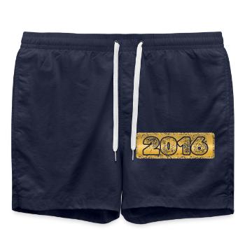 Millésime 2016 - Short de bain - bleu marine - Devant - AI Model Male 185 light (185cm)
