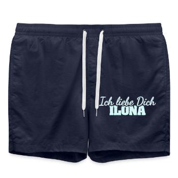 Ilona as Love - Swim Trunks - french navy - Front - AI Model Male 185 light (185cm)