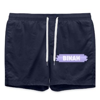 Mother Binah - Swim Trunks - french navy - Front - AI Model Male 185 light (185cm)
