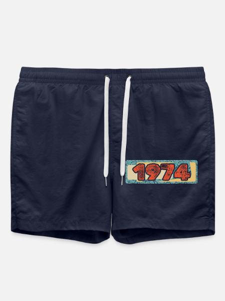 Born in 1974 - Swim Trunks - french navy