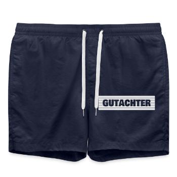 Occupation: Appraiser - Swim Trunks - french navy - Front - AI Model Male 185 light (185cm)