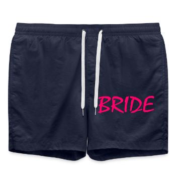 Bride - Swim Trunks - french navy - Front - AI Model Male 185 light (185cm)