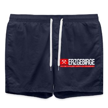 Erzgebirge Wu de walder haamlich rauschen - Short de bain - bleu marine - Devant - AI Model Male 185 light (185cm)
