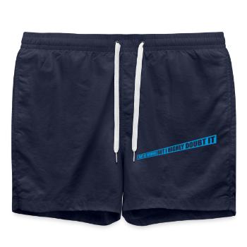 Je peux me tromper - Short de bain - bleu marine - Devant - AI Model Male 185 light (185cm)