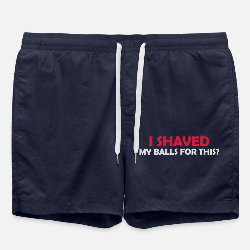 I shaved my balls - Swim Trunks - french navy