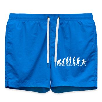 Fechten witziger lustige Fechter Spruch Kampfsport - Badeshorts - Cobalt blue - Vorne