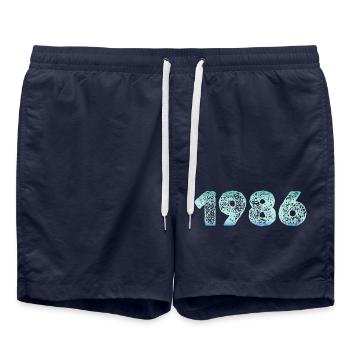 1986 - Swim Trunks - french navy - Front - AI Model Male 185 light (185cm)