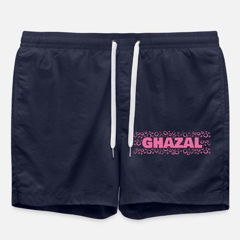 Ghazal as a given name - Swim Trunks - french navy