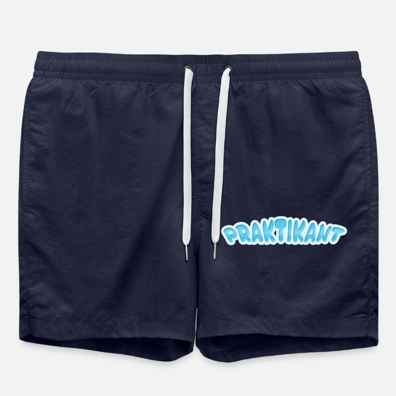 Intern as intern - Swim Trunks - french navy