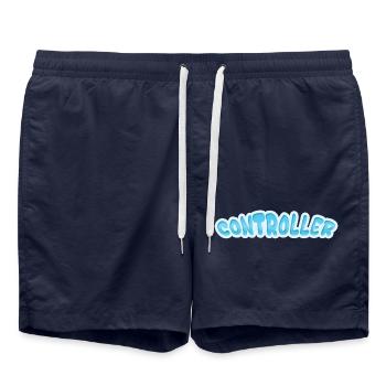 Geschenk für Controller - Badeshorts - French Navy - Vorne - AI Model Male 185 light (185cm)