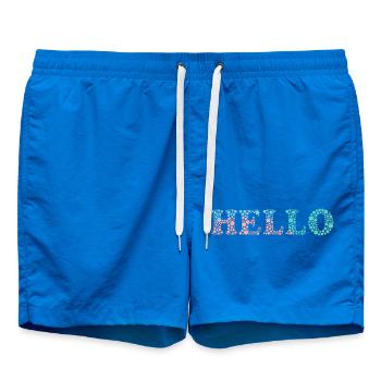HALLO. HALLO. HALLO. KÜHL. HUMOR - Badeshorts - Cobalt blue - Vorne
