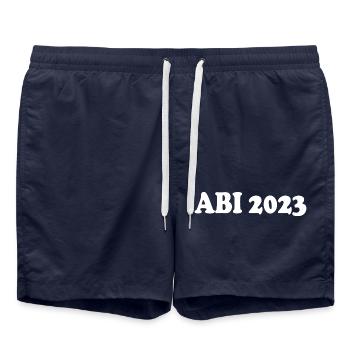 Abi 2023 - Badeshorts - French Navy - Vorne - AI Model Male 185 light (185cm)