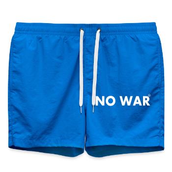 No war - Swim Trunks - cobalt blue - Front
