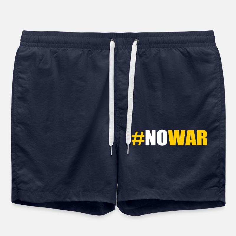 No war - Swim Trunks - french navy