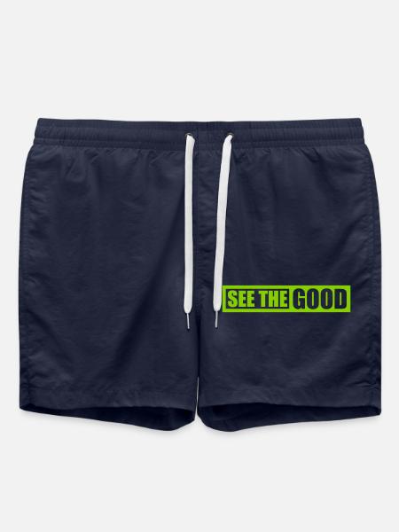 see the good quote - Swim Trunks - french navy