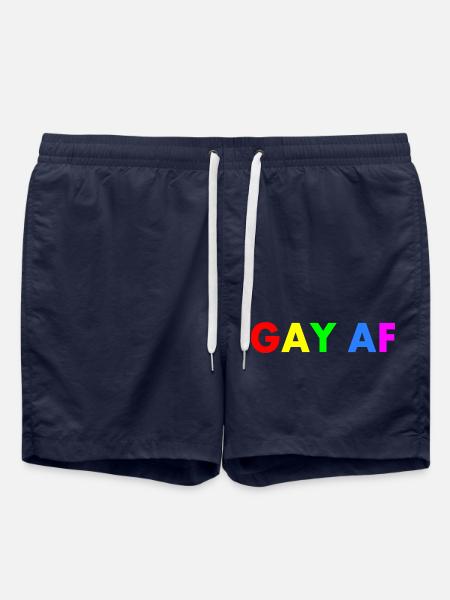 Gay af - Swim Trunks - french navy