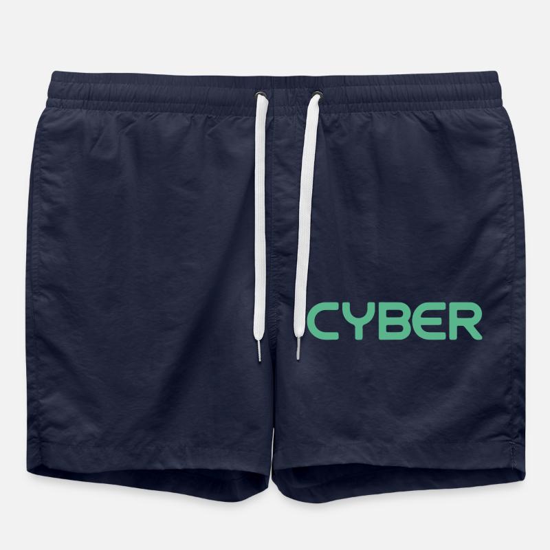 CYBER - Short de bain - bleu marine
