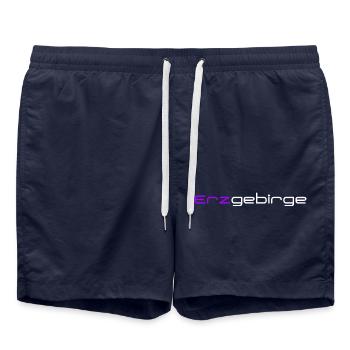 Erzgebirge - Badeshorts - French Navy - Vorne - AI Model Male 185 light (185cm)