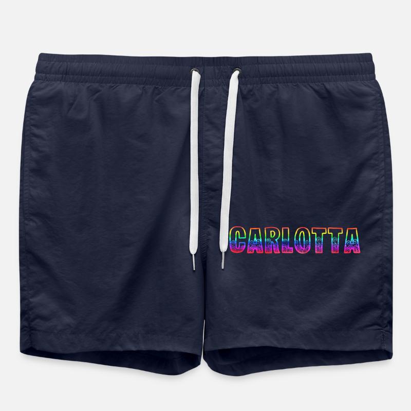 carlotta rs rainbow - Swim Trunks - french navy