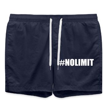 No limit - Badeshorts - French Navy - Vorne - AI Model Male 185 light (185cm)