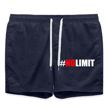 No limit - Badeshorts - French Navy - Vorne - AI Model Male 185 light (185cm)