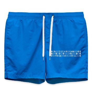 boissons de crânes ennemis - Short de bain - cobalt blue - Devant