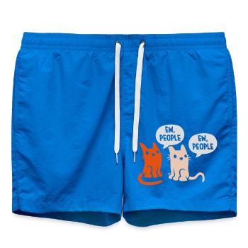 ew people chats animaux de compagnie - Short de bain - cobalt blue - Devant