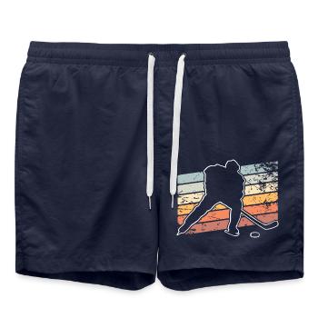 Eishockey Hockey sur glace - Short de bain - bleu marine - Devant - AI Model Male 185 light (185cm)