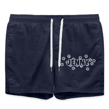 bubbles Jenny - Swim Trunks - french navy - Front - AI Model Male 185 light (185cm)