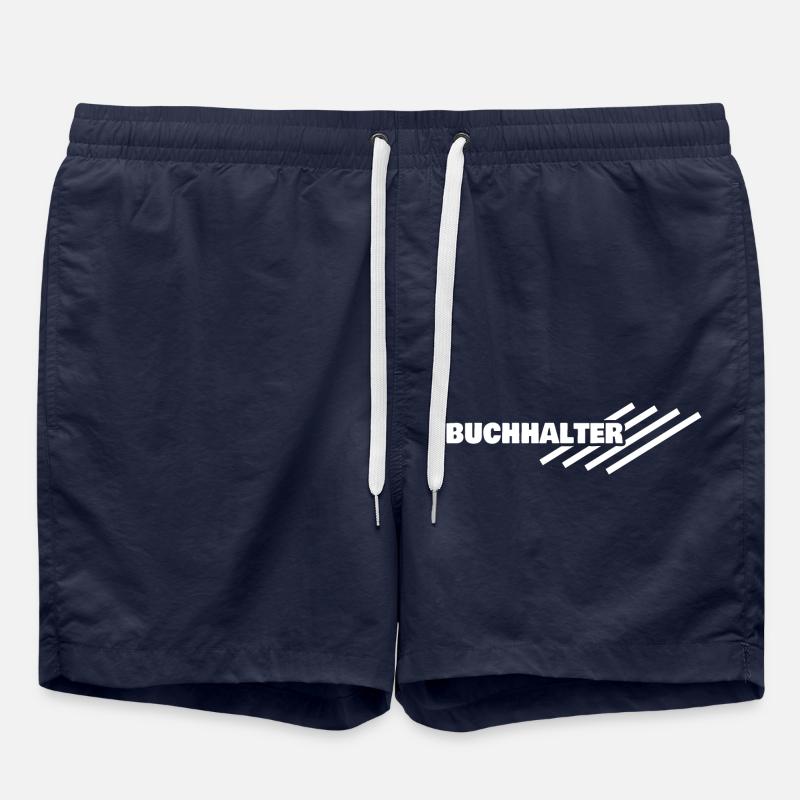 Buchhalter als Arbeitsplatz - Badeshorts - French Navy