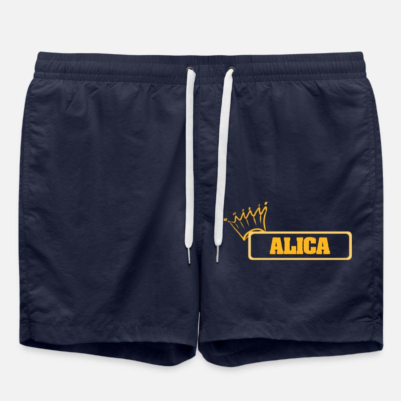 Nom : Alica - Short de bain - bleu marine