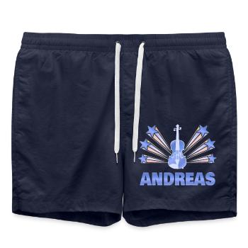 Instrument de musique Andreas - Short de bain - bleu marine - Devant - AI Model Male 185 light (185cm)