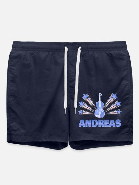 Musikinstrument Andreas - Badeshorts - French Navy