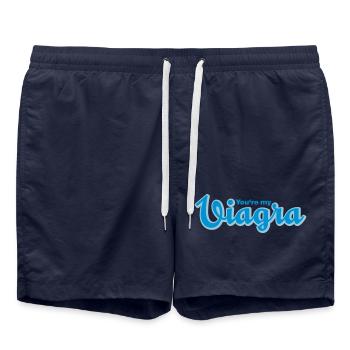 You are my Viagra | Du machst mich an - Short de bain - bleu marine - Devant - AI Model Male 185 light (185cm)