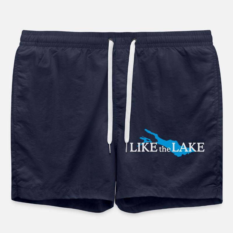 Like the Lake - Bodensee Design - Badeshorts - French Navy