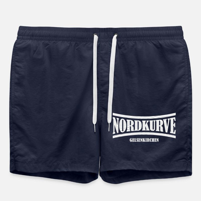 Nordkurve Gelsenkirchen Geschenkidee - Badeshorts - French Navy